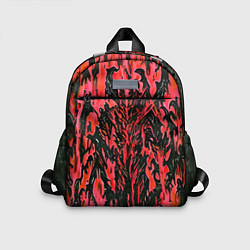 Детский рюкзак Демонический доспех красный, цвет: 3D-принт