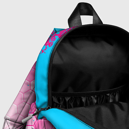 Детский рюкзак The Witcher neon gradient style вертикально / 3D-принт – фото 4