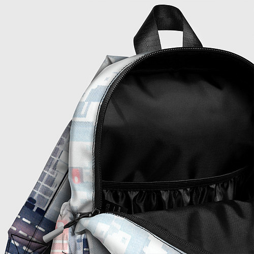 Детский рюкзак Безмятежный город / 3D-принт – фото 4