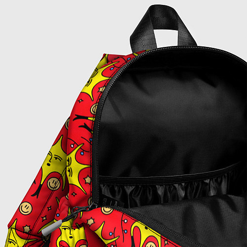 Детский рюкзак Звездная каракуля / 3D-принт – фото 4