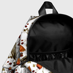 Детский рюкзак Перья и физалис, цвет: 3D-принт — фото 2
