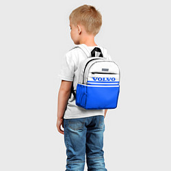 Детский рюкзак Вольво - две синии полосы, цвет: 3D-принт — фото 2