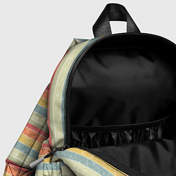 Детский рюкзак Ретро полоска, цвет: 3D-принт — фото 2