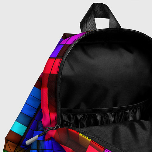 Детский рюкзак Радужный кубизм / 3D-принт – фото 4