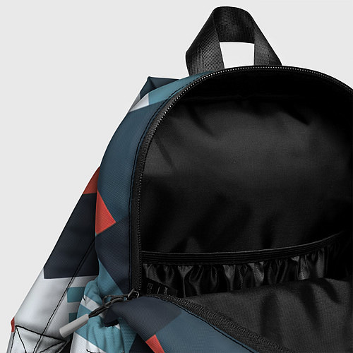 Детский рюкзак Геометрический узор - нейросеть / 3D-принт – фото 4