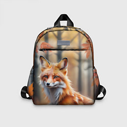 Детский рюкзак Рыжая лисица в осеннем лесу
