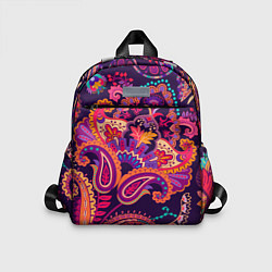 Детский рюкзак Индийские этнические узоры, цвет: 3D-принт