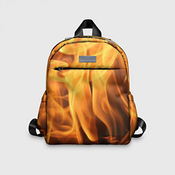 Детский рюкзак Языки пламень, цвет: 3D-принт