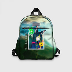 Детский рюкзак Тигнари на фоне природы, цвет: 3D-принт