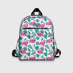 Детский рюкзак Тропический розовый фламинго