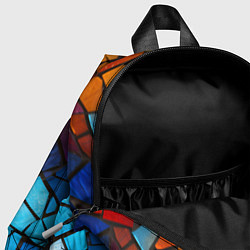 Детский рюкзак Мозаика витражная, цвет: 3D-принт — фото 2