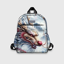 Детский рюкзак Свирепый японский дракон - искусство, цвет: 3D-принт