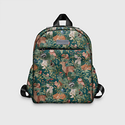 Детский рюкзак Goblincore - лес зверей, цвет: 3D-принт