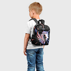 Детский рюкзак Трехцветный неоновый дракон, цвет: 3D-принт — фото 2