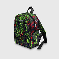 Детский рюкзак Green and red slime, цвет: 3D-принт — фото 2