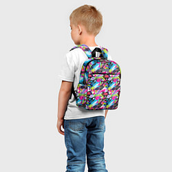 Детский рюкзак Цветочный листопад, цвет: 3D-принт — фото 2
