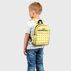 Детский рюкзак Семейка желтых резиновых уточек, цвет: 3D-принт — фото 2