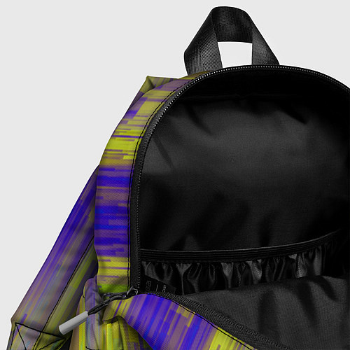 Детский рюкзак Глитч геометрия / 3D-принт – фото 4