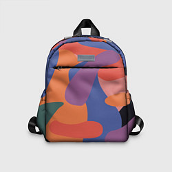 Детский рюкзак Цветные кляксы, цвет: 3D-принт