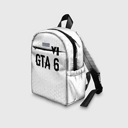 Детский рюкзак GTA 6 glitch на светлом фоне посередине, цвет: 3D-принт — фото 2
