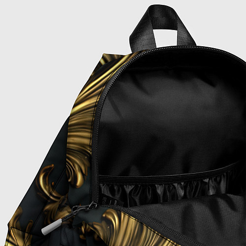 Детский рюкзак Позолоченные классические объемные узоры / 3D-принт – фото 4