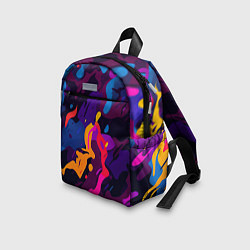 Детский рюкзак Камуфляж из разноцветных красок, цвет: 3D-принт — фото 2