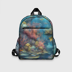 Детский рюкзак Рыбы под водой, цвет: 3D-принт