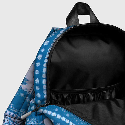 Детский рюкзак Синие олени / 3D-принт – фото 4