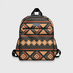 Детский рюкзак Этническая геометрия с ромбами - паттерн, цвет: 3D-принт