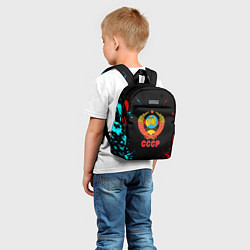 Детский рюкзак Моя страна СССР краски, цвет: 3D-принт — фото 2