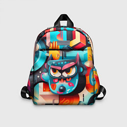 Детский рюкзак Фантазийный персонаж - граффити, цвет: 3D-принт