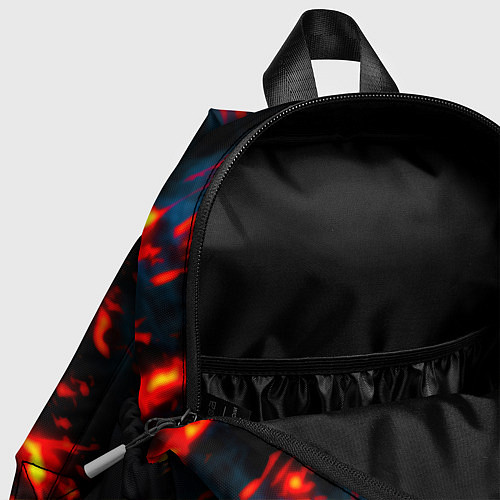 Детский рюкзак Nirvana rock огненное лого лава / 3D-принт – фото 4