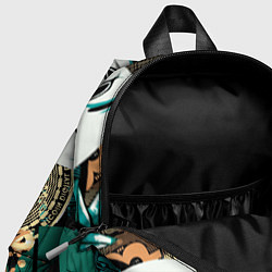 Детский рюкзак Криптавалюта с маской Виндетта, цвет: 3D-принт — фото 2