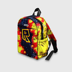 Детский рюкзак Roblox огенное лого, цвет: 3D-принт — фото 2