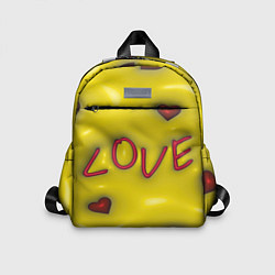 Детский рюкзак Love эффект раздувания, цвет: 3D-принт