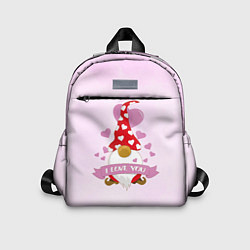 Детский рюкзак Твой гномик любит тебя, цвет: 3D-принт