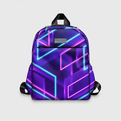 Детский рюкзак Neon Geometric, цвет: 3D-принт
