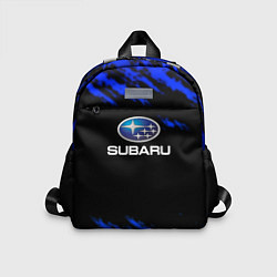 Детский рюкзак Subaru текстура авто, цвет: 3D-принт