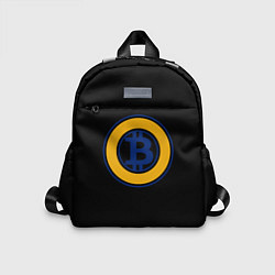 Детский рюкзак Биткоин лого криптовалюта, цвет: 3D-принт