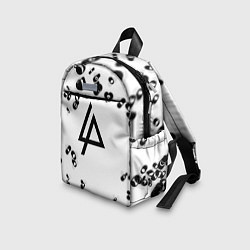 Детский рюкзак Linkin park краски текстура, цвет: 3D-принт — фото 2