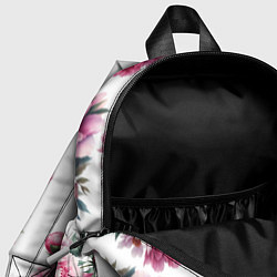 Детский рюкзак Розовые цветы пиона, цвет: 3D-принт — фото 2