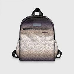 Детский рюкзак Мозаика градиент туманный, цвет: 3D-принт