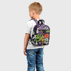 Детский рюкзак Страшно веселые монстры, цвет: 3D-принт — фото 2