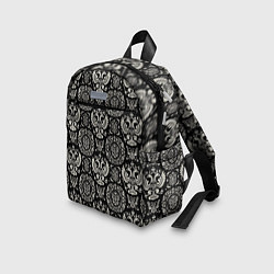 Детский рюкзак Черно-белый греб России паттерн, цвет: 3D-принт — фото 2