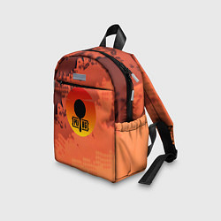 Детский рюкзак PUBG game orange, цвет: 3D-принт — фото 2