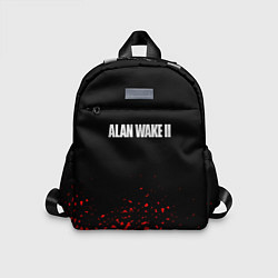 Детский рюкзак Alan wake писатель гейм краски