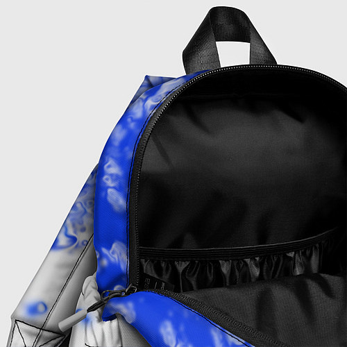 Детский рюкзак Ведьмак 2077 краски голубые / 3D-принт – фото 4