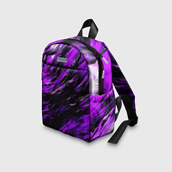 Детский рюкзак Чёрная и розовая буря, цвет: 3D-принт — фото 2