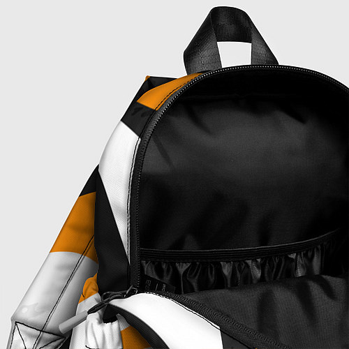Детский рюкзак КТМ - оранжевые вставки / 3D-принт – фото 4