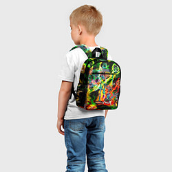 Детский рюкзак Хамелеон и стихии, цвет: 3D-принт — фото 2